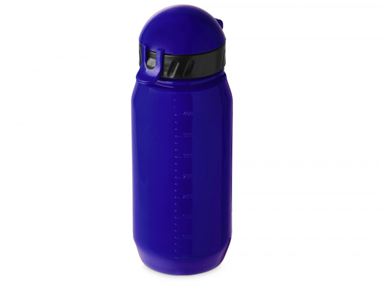Бутылка для воды с трубочкой Little, 400 мл, синий