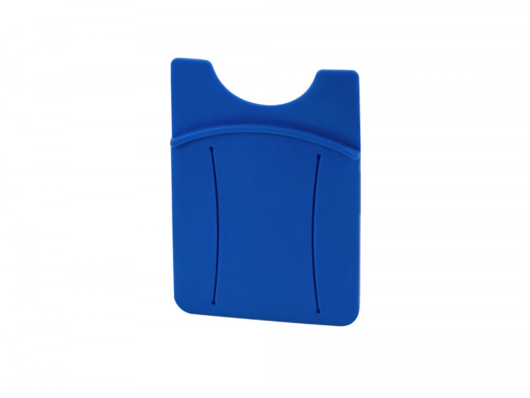 Картхолдер для телефона с держателем Trighold, ярко-синий