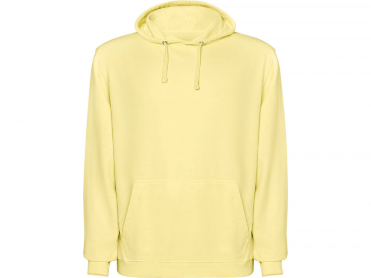 Толстовка с капюшоном KENIA унисекс, солнечно-желтый выстиранный WASHED