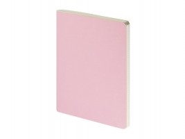Бизнес тетрадь А5 Megapolis flex 60 л. soft touch клетка, зефирный розовый