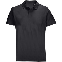 Рубашка поло унисекс Pulse, черная