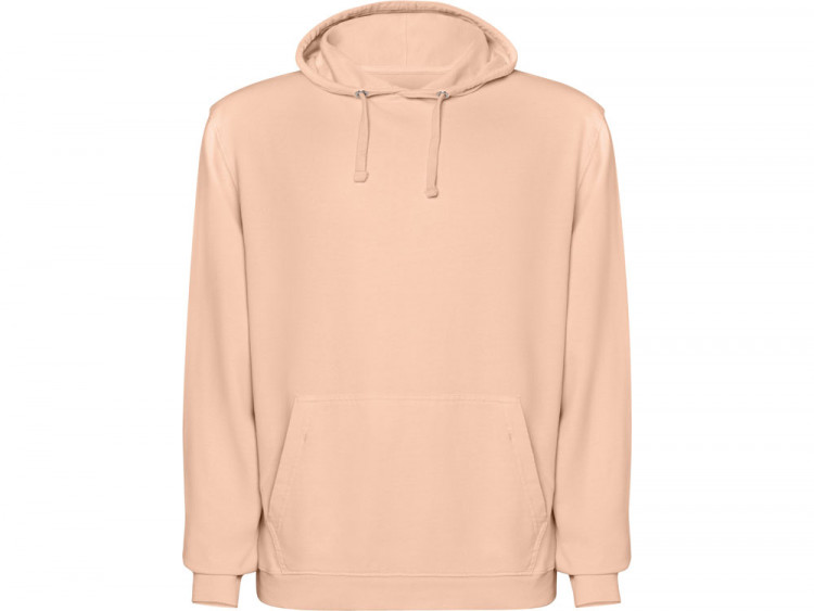 Толстовка с капюшоном KENIA унисекс, светло-абрикосовый выстиранный